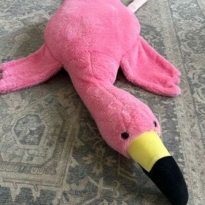 51" Pink Flamingo Plush Pillow